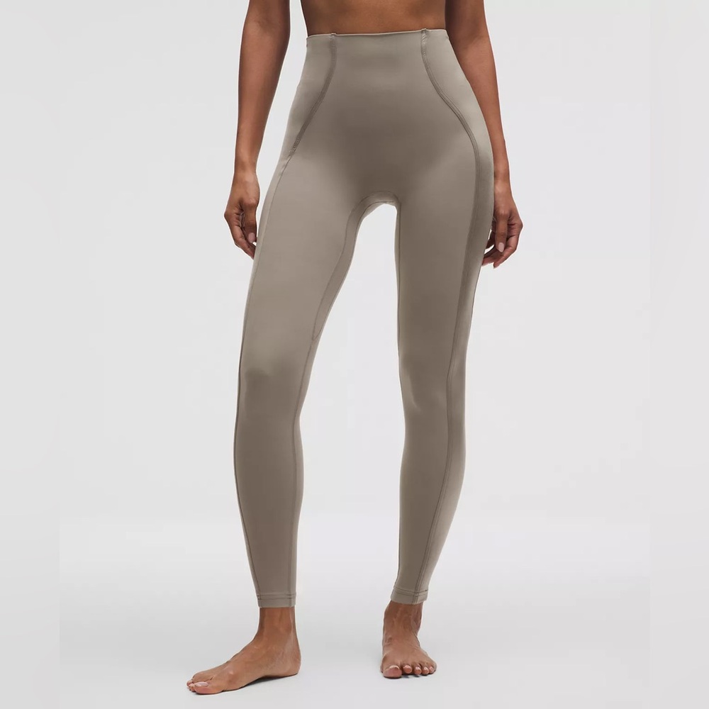 lululemon•Align No Line™ High-Rise Pant•NEW RELEASE•NWOT•Satin Shine Ash Grey•10 - Picture 5 of 16